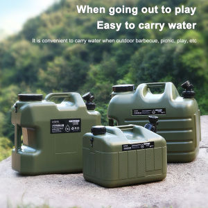 [Free Gift] 10L-25L Outdoor Camping Portable Home Car Water Storage Bucket w/ Faucet