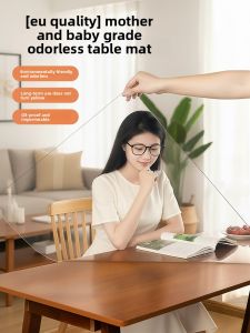 LUOYOUTE | Transparent PVC Tablecloth Waterproof Oil-Resistant Wash-Free Heat-Resistant Soft Glass Crystal Board