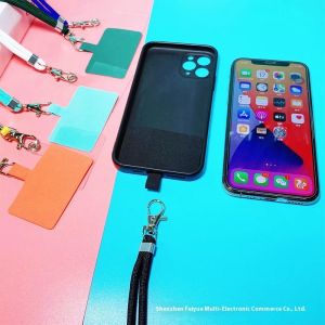 Handmade Nylon dây buộc với PVC đồ đựng thẻ đa chức năng thẻ miếng dán đa năng