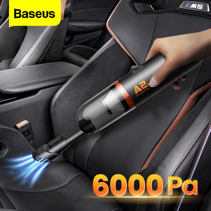 Baseus Car Vacuum Cleaner 6000Pa Wireless Portable Handheld 80W Strong ...