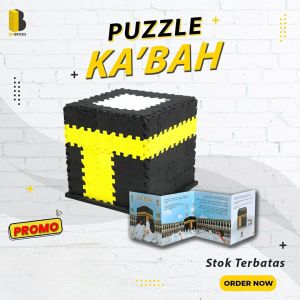 Puzzle Kabah | Puzzle Kaaba Series | 125 Pcs Puzzle | Bahan Eva Foam