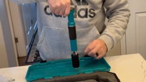 【Free 110 Nails】Nail Gun Power Tool Nails For Nail Gun Electric Nail Gun Full Set With a Box Nail Gun Heavy Duty