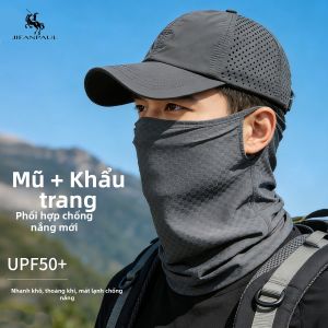 JIFANPAUL | Sun Protection Breathable Sunshade Duckbill Hat with Neck Cover