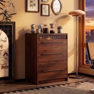Solid Wood Vintage Sideboard Mini
