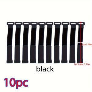 Reusable Hook and Loop Cinch Straps Nylon Cable Ties Organizer Adjustable Fastener Securing Cable Straps Cord Management