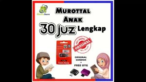 ABARASHOP USB MUROTAL QURAN 30 JUZ QORI CILIK ANAK BONUS METODE UMMI JUZ AMMA