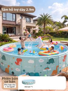 CHEORLIAN | Bể Bơi Cho Bé Gấp Đơn Không Cần Bơm Hơi Lớn