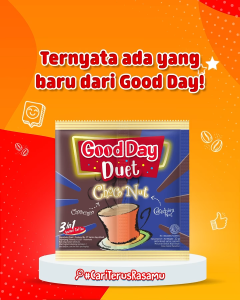 Good Day Kopi Instan 3 in 1 Duet Mocha Nuts 5 sachet