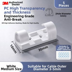 3M | Self-Adhesive Wire Organizer Cable Fixing Clip