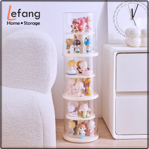 Lefang Clear Display Case Display Box Dustproof Storage Showcase Figurines Collection for Toy Dolls Souvenirs Model