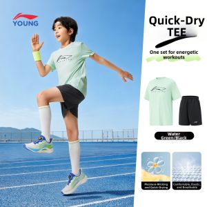 LI-NING KIDS | Quick-drying Sportswear Set Summer
