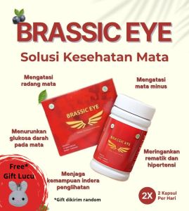 Brassic Eye (Free Gift Lucu) Suplemen Kesehatan Mata Original 100% Asli