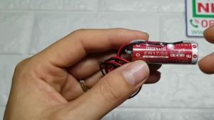 Pin nuôi  nguồn  PLC  ER17/50 Maxell 36V có kèm Giắc màu nâu Pin  - VPP Bảo An