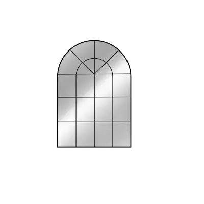 Arched Full Length Wall Mirror For Home Decor