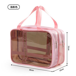 Portable Waterproof Swimming Bag Large Capacity Drainage Travel Fitness Makeup Bag Separate Wet And Dry Wash Bag for Men And Women