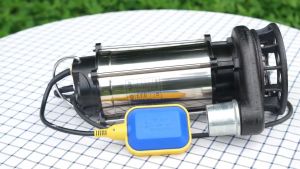 1.5HP 220V 44GPM Submersible Sewage Drain Flood Stainless Steel Dirty Water Pump With Electric Float Switch