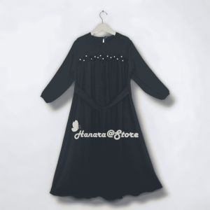 Mayazakids Dress Muslim Polos Anak Perempuan Bahan Cringcle Airflow Usia 3-12 Thn