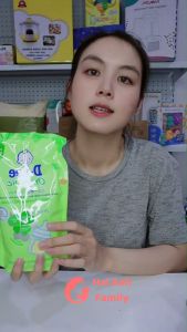 Nước rửa bình sữa Dnee organic thái trà xanh túi 550ml chai 600ml