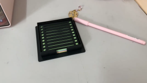 INS Simplicity 2-in-1 Sticky Notes Holder & Stencil Template To-do List Line Drawing Student School Office Stationery