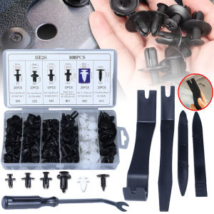 Car Plastic Fastener Clip for Auto Bumper Door Trim Panel Fender Auto Plastic Rivets Fasteners Push Retainer Clips Tools Box