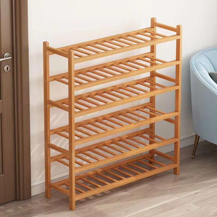 [COD]Strip Plate 5 Layer shoe rack Tier Bamboo Stackable Shoes ...