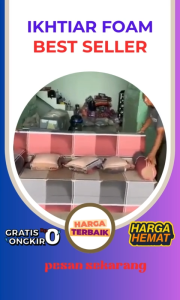 Sofabed Multifungsi Royal Foam No 2 Desain Floral/Plain Ukuran 200x160x20 cm Garansi 15 Tahun