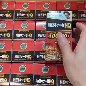 Noguchi Medical Research Institute Premium Natto Kinase 4000FU Tablets for Heart Health - Direct from Japan