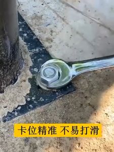 LIVING HOME  Kunci Pas 6 Pcs Kombinasi Metrik Set Alat Perbaikan Kendaraan Dengan Dudukan Lebih Elegant Kunci Pas Soket Torsi Cincin Roda