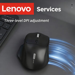 Lenovo | Lenovo Office Business N230 Wireless Mouse Dual Mode Bluetooth 2.4G Silent Ergonomic Rechargeable Office Laptop Computer Mouse