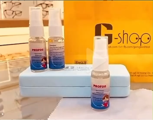 Chai xịt nano chống bám hơi nước chống mờ hơi sương dùng cho mắt kính