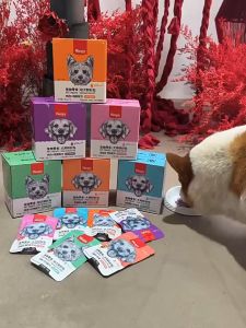 Wanpy Dog Wet Food Pouch 顽皮狗湿粮狗狗低脂罐头拌饭肉包狗零食狗粮幼犬泰迪妙鲜封包