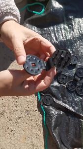 50 ตัว ล็อกแสลน กิ๊บล็อกแสลน ตัวหนีบสแลน รูรอดเชือก คากันแสง คลิปยึดแสลน