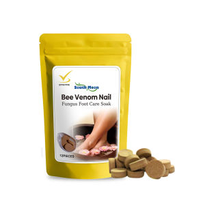 South Moon Bee Venom Nail Fungus Foot Care Soak Onychomycosis Foot Soaking Tablets Moisturizes And Softens Nail Surface Bee Venom Antifungal Foot Soaking Tablets Nail Care (12PCS)