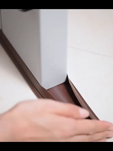 Lis PVC Penutup Celah Pintu Anti Serangga Penahan Celah Bawah Pintu Anti Nyamuk Kecoak Debu - Coklat