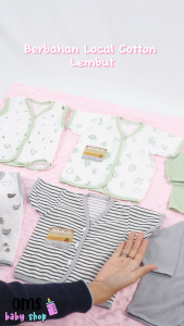 DIGICO! Baju Bayi Model Kancing  Premium | Atasan Bayi DIGICO Soft Material Best Choice