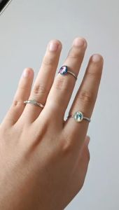 Nhẫn inox cầu nguyện có hình Chúa hoặc Đức Mẹ hoặc Thánh Giá - quà tặng công giáo