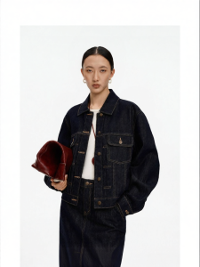 Original Denim Cotton Blend Womens Jacket