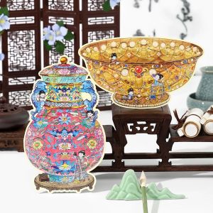 เศษสมบัติ 3D Cabin ฉากสติกเกอร์ภูมิทัศน์สติกเกอร์ DIY กระเป๋า Cabin ฉากเทศกาล HolidayChildren ของขวัญ ﻿