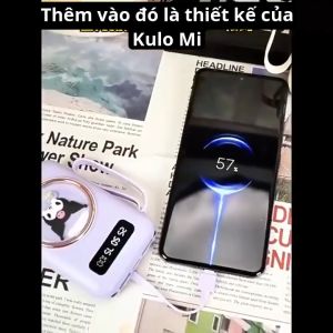 Sạc Dự Phòng Kuromi Mini 4 Cổng Sạc Sạc Nhanh 120W  Nhỏ Gọn An Toàn  BẢO HÀNH 12 THÁNG LỖI 1 ĐỔI 1 TRONG VÒNG 15 NGÀY