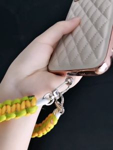 SK-C1106 Gantungan Casing HP Plastik Mika Bening Universal / Cantolan Holder Phone Chain Transparan