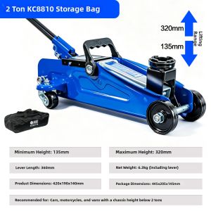 KECHENG | Horizontal Hydraulic Jack 2T
