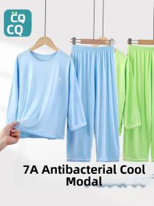 CHENGQU | Youth Summer Lightweight Modal & Ice Silk Sleepwear Set