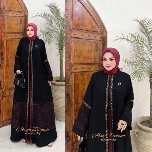 bintang Exlusive gamis abaya mewah manik swarovsky edisi zannah dress produk Amore by ruby