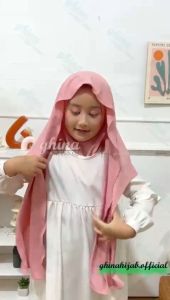 Pashmina Instan Inner Leher Anak Remaja 6-12 tahun Jersey Premium