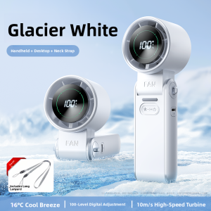 KUMENG | Portable Folding Ice Cooling Quiet USB Desk Fan