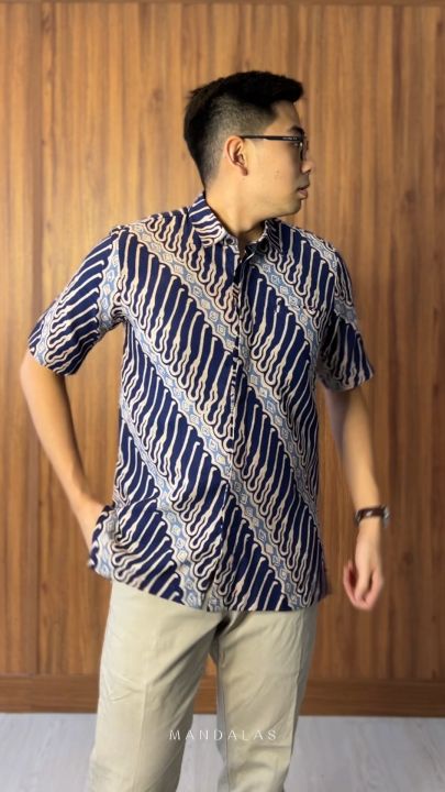 Pararu - Mandalas Kemeja Batik Pria Premium Lengan Pendek