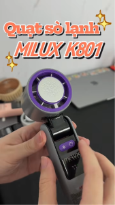 Quạt tích điện sò lạnh MILUXURY K801