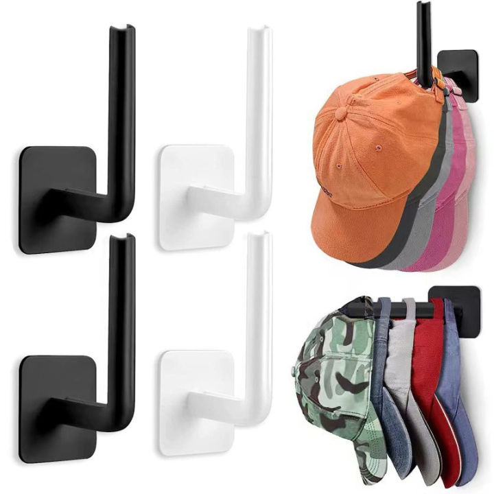 2/4/6Pcs Cap Holder Hat Rack for Baseball Caps Adhesive Hat Hooks for Wall  Cap Hanger Storage No Drilling Hat Display Organizer Lazada PH