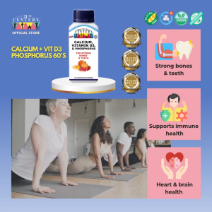 21st Century Calcium + Vitamin D3 & Phosphorus Gummies (60 Vegetarian Gummies)