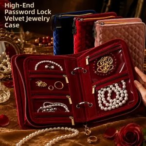 NAIFUNA | Password-protected Jewelry Box Transparent Bookstyle Luxury